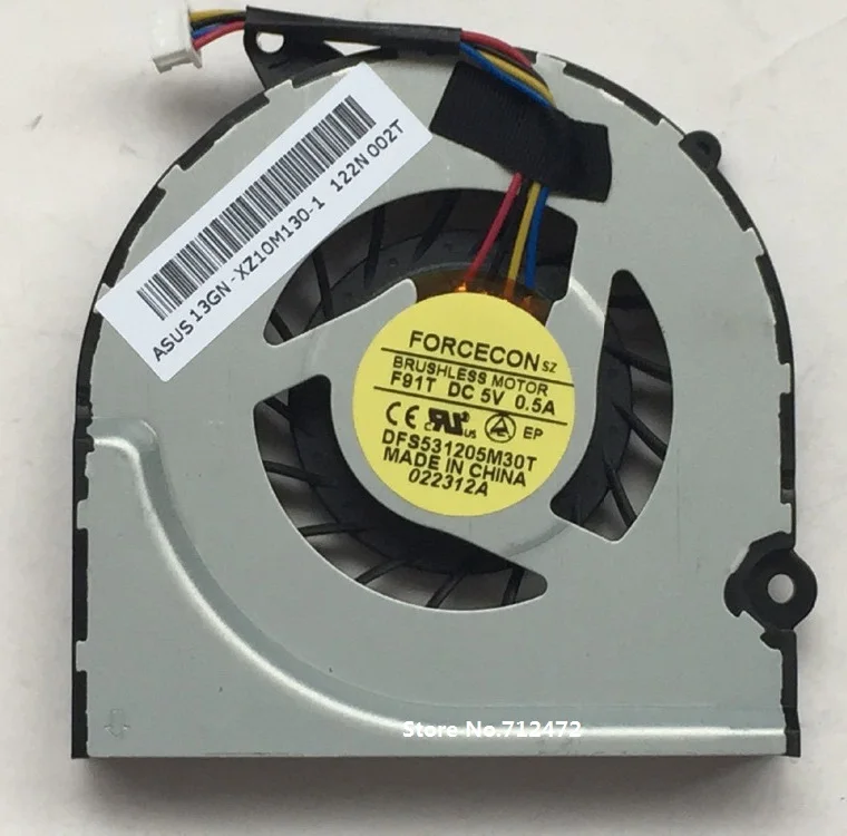 SSEA Новый CPU охлаждающий вентилятор для ASUS U30 U30J U30JC U30S ноутбук DFS531205M30T F91T
SSEA Новый CPU охлаждающий вентилятор для ASUS U30 U30J U30JC U30S ноутбук DFS531205M30T F91T