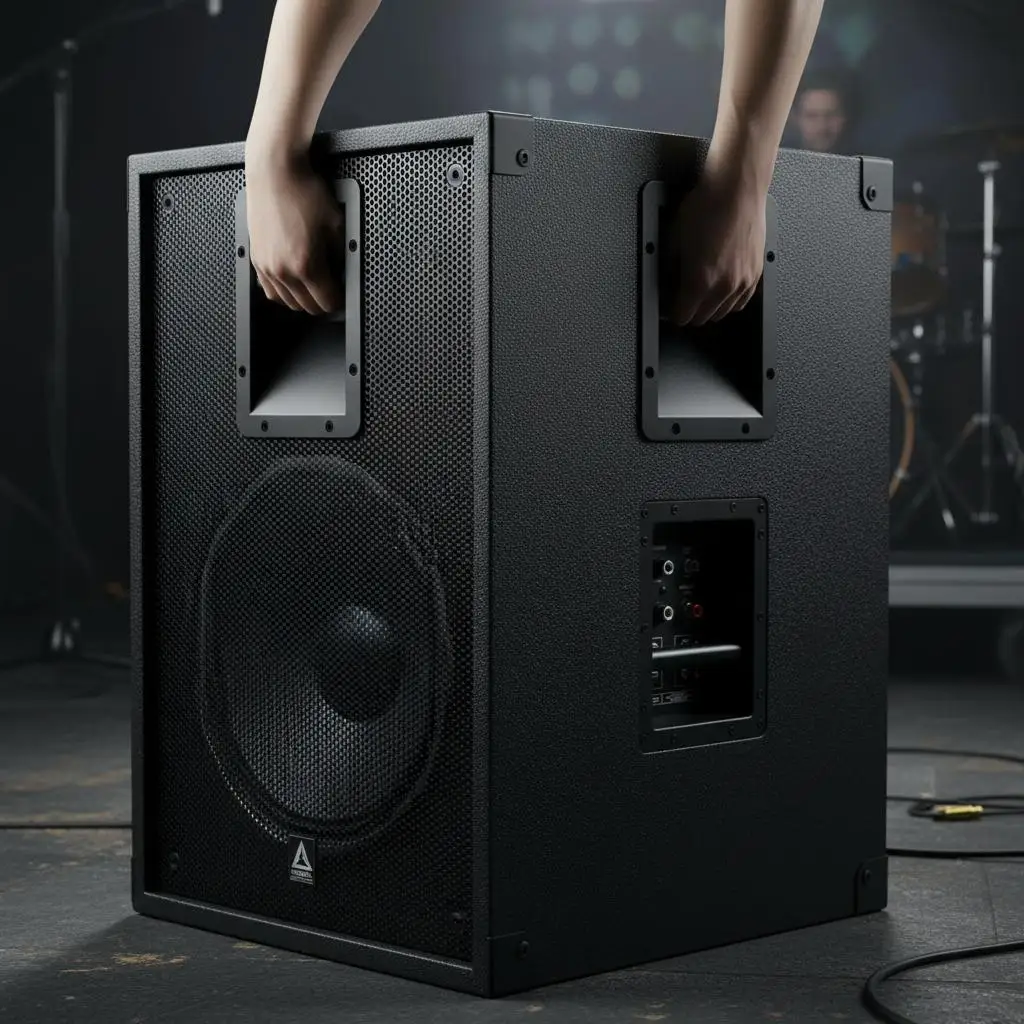 2Pcs Speaker Cabinet Handles Sturdy Plastic Recessed Audio Handles Portable Replacement for Stage Loudspeakers
2Pcs Speaker Cabinet Handles Sturdy Plastic Recessed Audio Handles Portable Replacement for Stage Loudspeakers