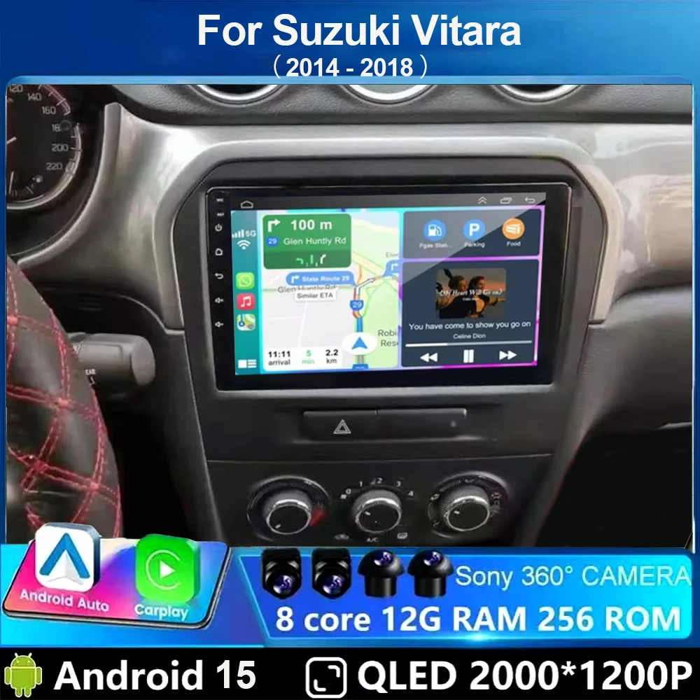 Автомагнитола Android 15 для Suzuki Vitara 2015-2019, мультимедийный видеоплеер, навигация GPS, беспроводной CarPlay, авто-стереосистема, 4G WIFI
Автомагнитола Android 15 для Suzuki Vitara 2015-2019, мультимедийный видеоплеер, навигация GPS, беспроводной CarPlay, авто-стереосистема, 4G WIFI