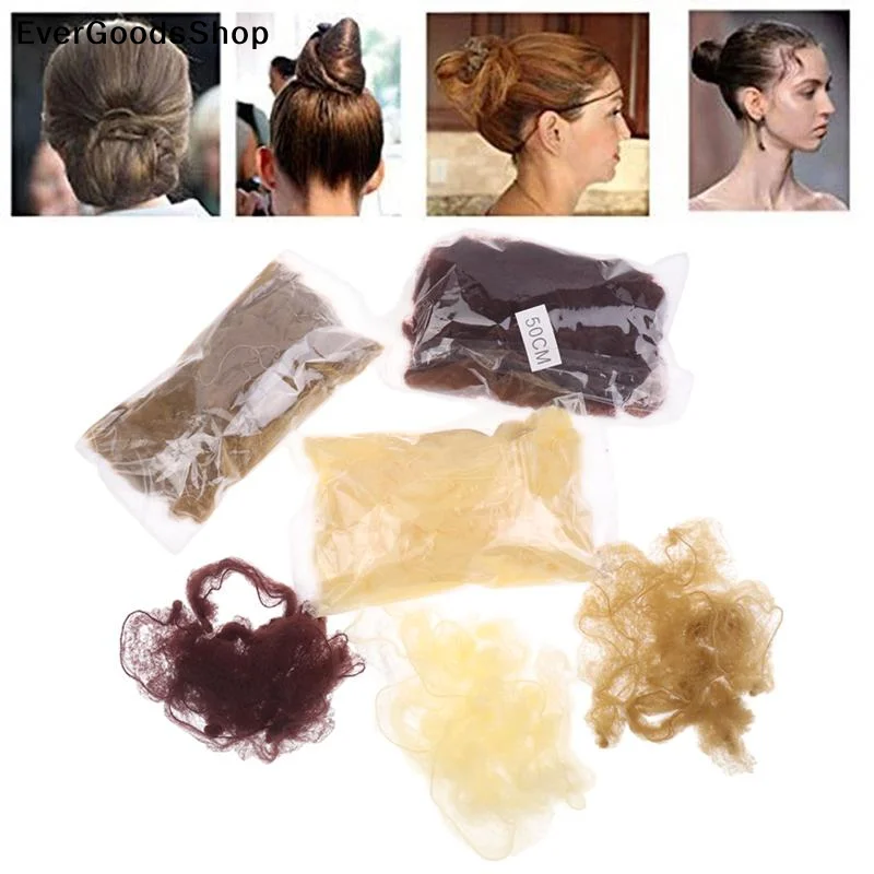 New 50Pcs Hair Net Elastic Bundle Hair Invisible Hairnet Mesh Bun Hair Net For Bun Hair Hair Style Tool 30/50CM Hair Accessories
New 50Pcs Hair Net Elastic Bundle Hair Invisible Hairnet Mesh Bun Hair Net For Bun Hair Hair Style Tool 30/50CM Hair Accessories