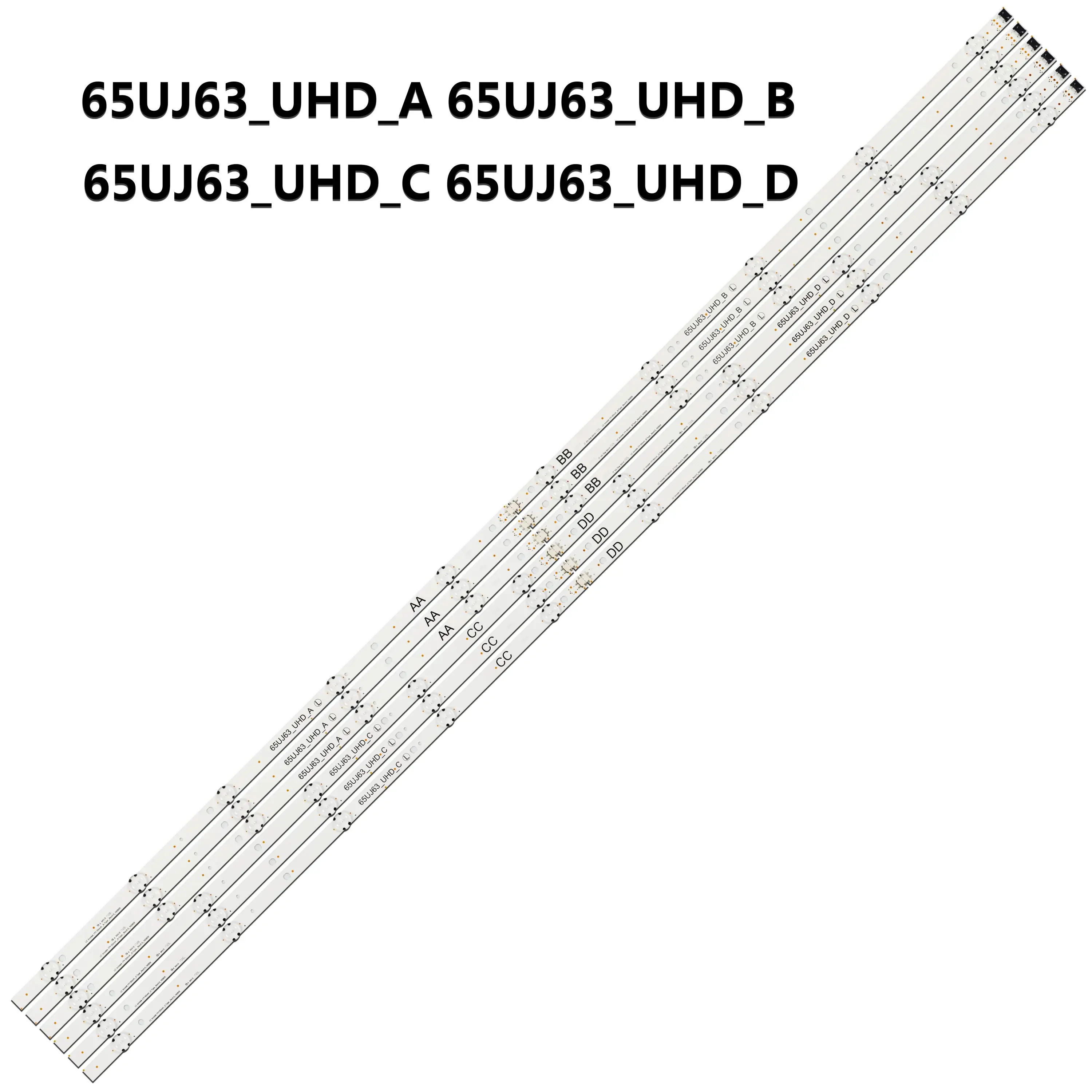 4kits LED Strip SSC_65UJ63_UHD Innotek 17Y 65inch 65UJ63 UHD A B C D 65UJ5500-UA 65UJ630A 65UJ6300 65UJ630V EAV64054301 65LJ6140
4kits LED Strip SSC_65UJ63_UHD Innotek 17Y 65inch 65UJ63 UHD A B C D 65UJ5500-UA 65UJ630A 65UJ6300 65UJ630V EAV64054301 65LJ6140