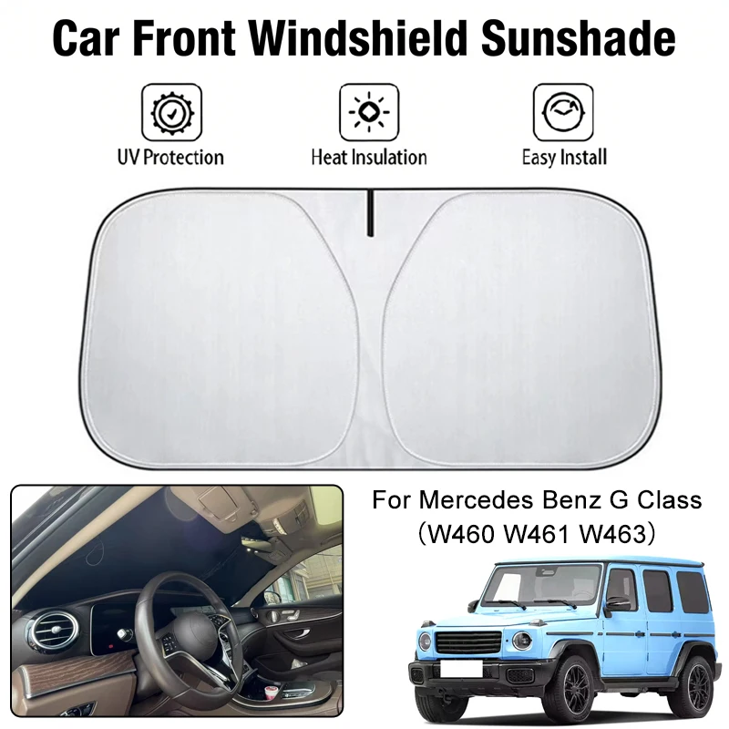 Foldable Car Windshield Sun Shade UV Block Heat Insulation For Benz G Class W460 W461 W463 Interior Protection Accessories
Foldable Car Windshield Sun Shade UV Block Heat Insulation For Benz G Class W460 W461 W463 Interior Protection Accessories
