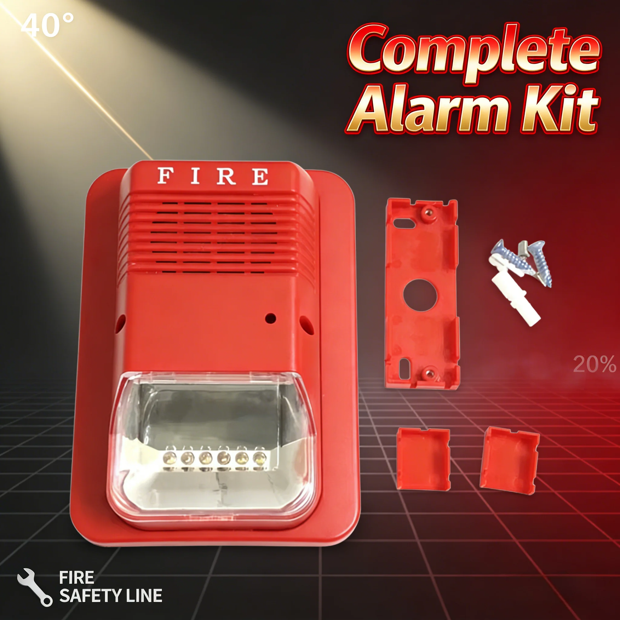 Пожарная стробоскопическая сирена высокой видимости, 3-звуковая, широкое напряжение 120 дБ, 12/24 В, аварийное звуковое оповещение
Пожарная стробоскопическая сирена высокой видимости, 3-звуковая, широкое напряжение 120 дБ, 12/24 В, аварийное звуковое оповещение