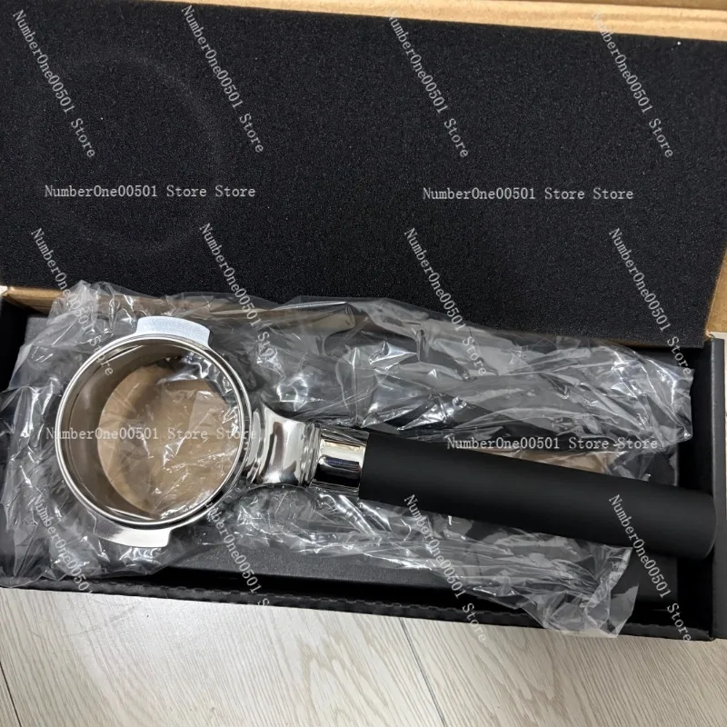 New Black Flat Mount Bottomless Coffee Portafilter for E61 Matte Black POM Espresso Machine Handle
New Black Flat Mount Bottomless Coffee Portafilter for E61 Matte Black POM Espresso Machine Handle
