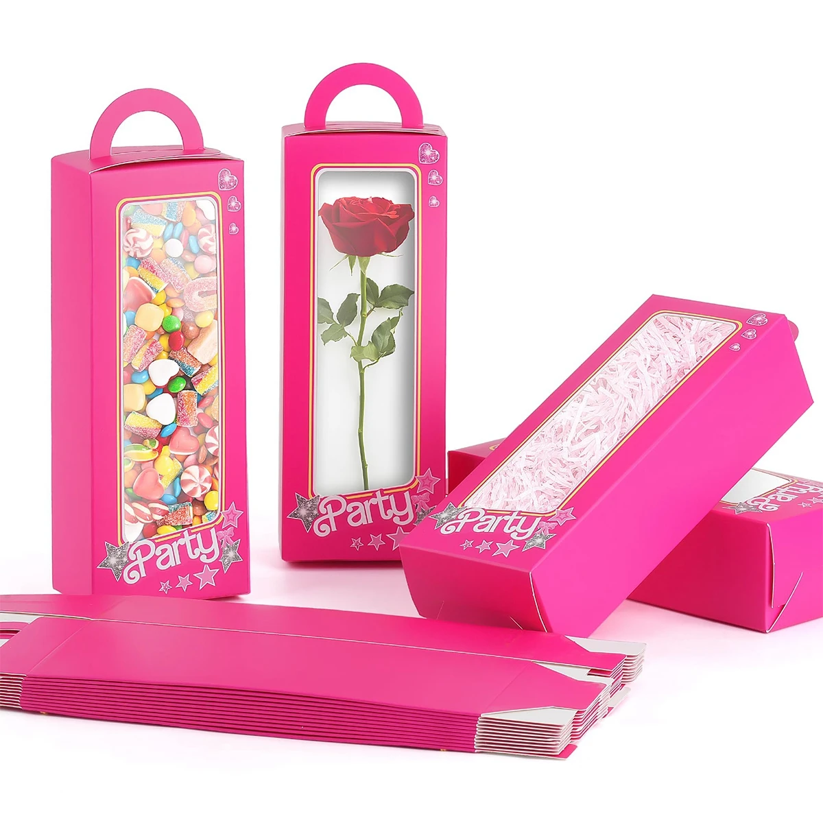 6pcs Pink Girls Party Favor Boxes for Princess Doll Gift Boxes Bachelorette Birthday Party Decoration Candy Goodie Bags Gifts
6pcs Pink Girls Party Favor Boxes for Princess Doll Gift Boxes Bachelorette Birthday Party Decoration Candy Goodie Bags Gifts