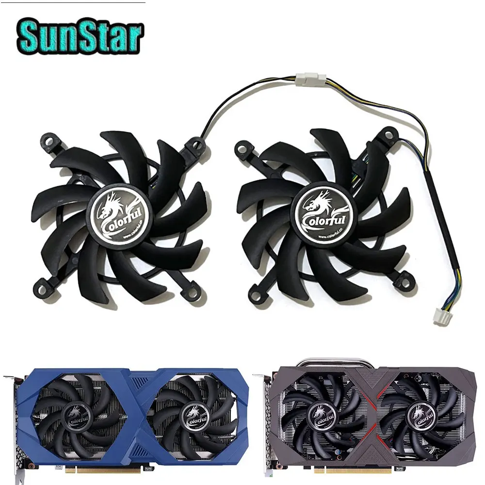 Cooler NEW RTX2060 GTX1660 85MM 4PIN DC 12V GPU Cooling Fan For Colorful GTX 1660TI 1660S 1650S 1650 RTX 2060 Graphics card Fan
Cooler NEW RTX2060 GTX1660 85MM 4PIN DC 12V GPU Cooling Fan For Colorful GTX 1660TI 1660S 1650S 1650 RTX 2060 Graphics card Fan