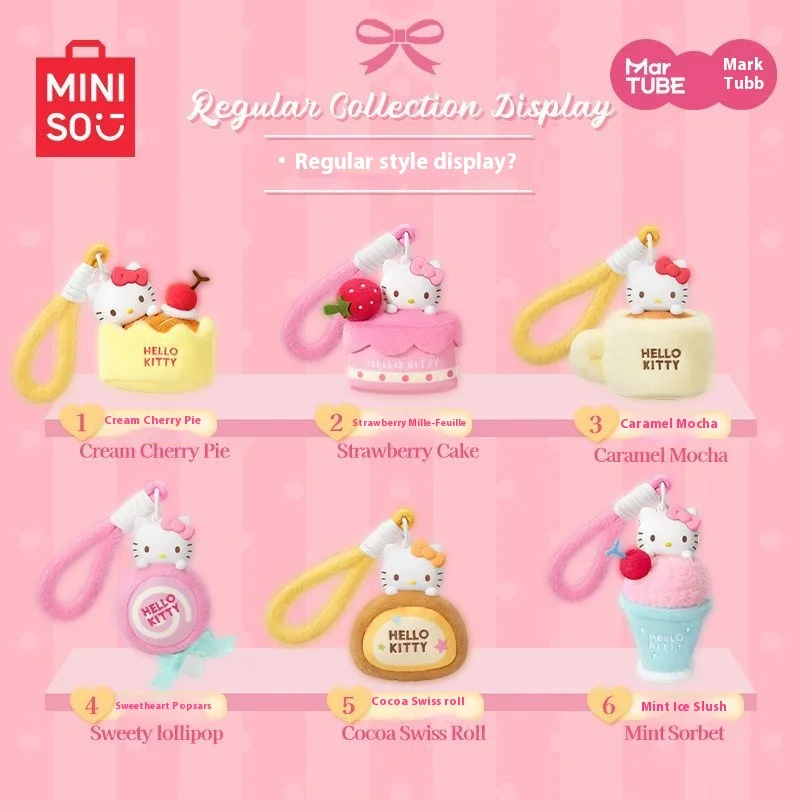 MINISO Sanrio Hello Kitty Kawaii Anime Sweet Series Champignon Blind Box Schoolchildren Holiday Gifts Birthday Gifts for Girls
MINISO Sanrio Hello Kitty Kawaii Anime Sweet Series Champignon Blind Box Schoolchildren Holiday Gifts Birthday Gifts for Girls
