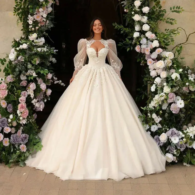 Vintage Lace Wedding Dresses Cap Sleeves Coat Appliques Sweetheart Bridal Gowns Backless Princess Floor Length Bride Dress
Vintage Lace Wedding Dresses Cap Sleeves Coat Appliques Sweetheart Bridal Gowns Backless Princess Floor Length Bride Dress