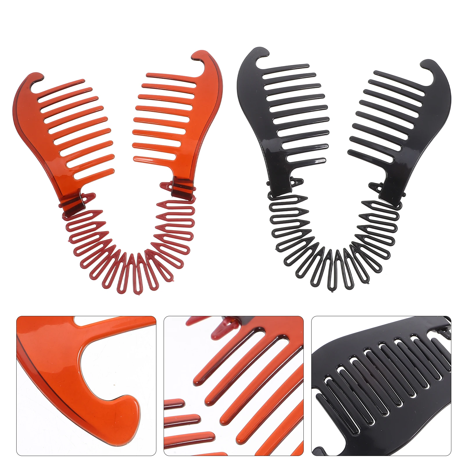 4Pcs Plastic Hair Clips Banana Ponytail Holder Premium Material Thick Thin Small Ball NonSlip Durable Reusable StylingTool
4Pcs Plastic Hair Clips Banana Ponytail Holder Premium Material Thick Thin Small Ball NonSlip Durable Reusable StylingTool