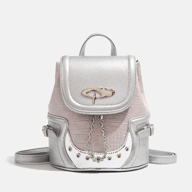 Chain Children Backpack for Women Lightweight Travel Backpacks Fashionable Casual Versatile School Bags Class Bag for Girl Sac
Chain Children Backpack for Women Lightweight Travel Backpacks Fashionable Casual Versatile School Bags Class Bag for Girl Sac