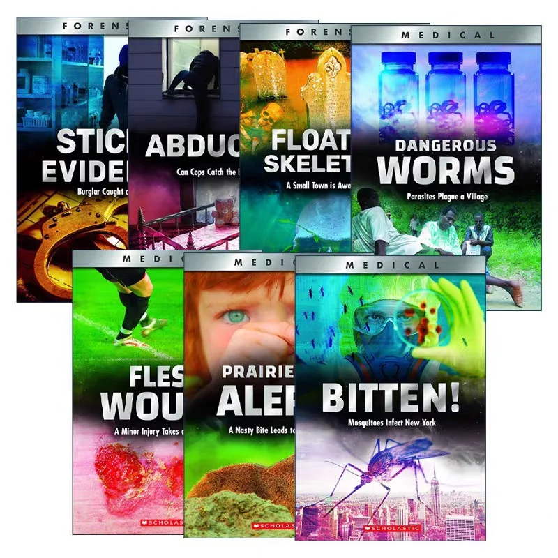 Xbooks Medical series of 7 children's English picture books Virus cognition Extracurricular reading for middle school students
Xbooks Medical series of 7 children's English picture books Virus cognition Extracurricular reading for middle school students