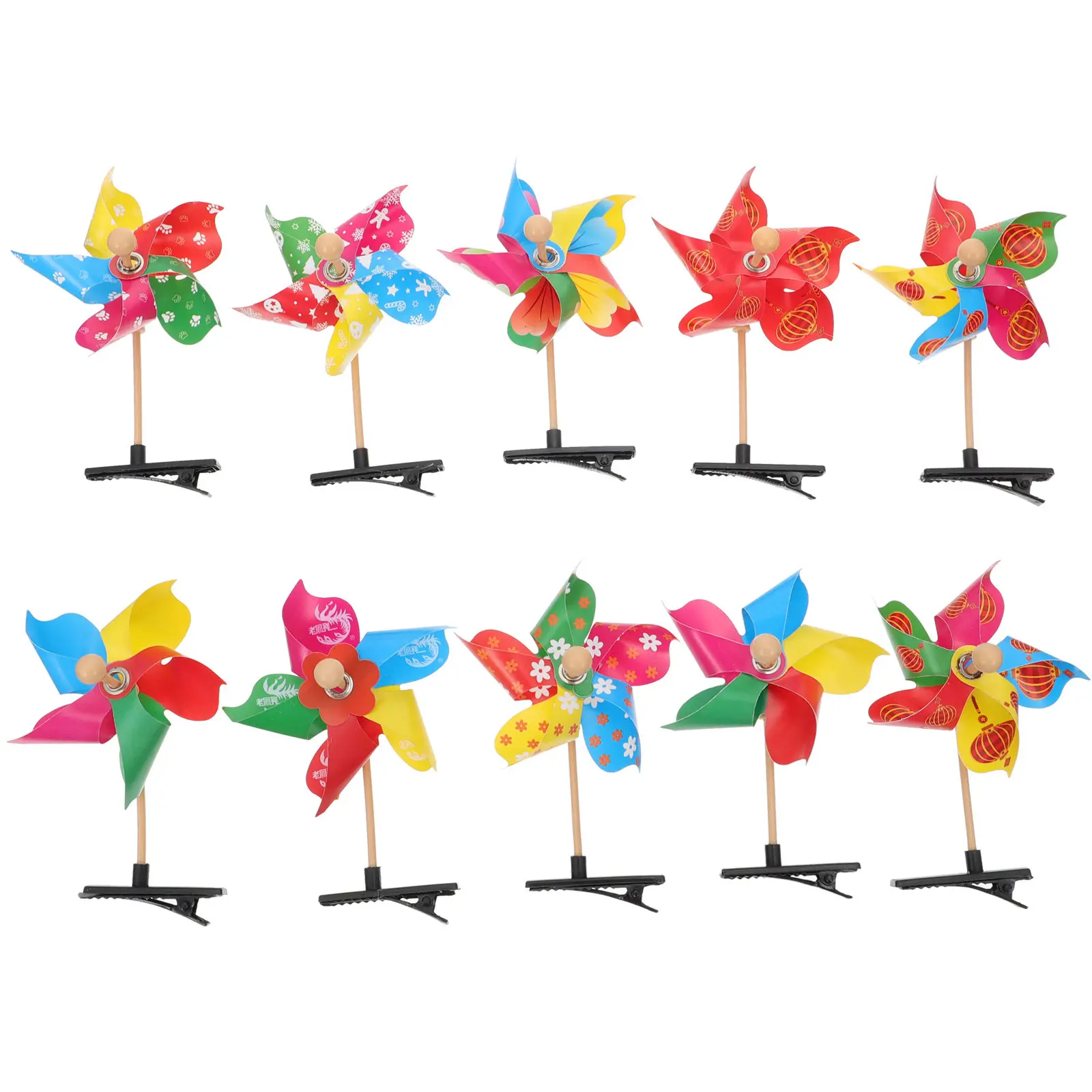 20Pcs Windmill Hairpin Kids Hair Accessory Chic for Festival Photography Birthday Gift Outdoor
20Pcs Windmill Hairpin Kids Hair Accessory Chic for Festival Photography Birthday Gift Outdoor