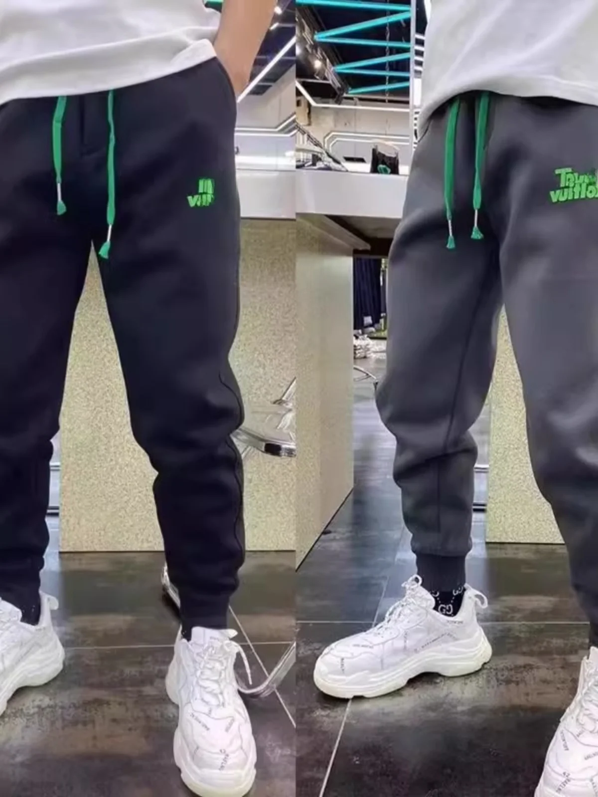 Мужские утепленные спортивные брюки больших размеров на флисовой подкладке с манжетами, повседневные, свободного кроя, в американском стиле, износостойкие, для осени и зимы
Мужские утепленные спортивные брюки больших размеров на флисовой подкладке с манжетами, повседневные, свободного кроя, в американском стиле, износостойкие, для осени и зимы