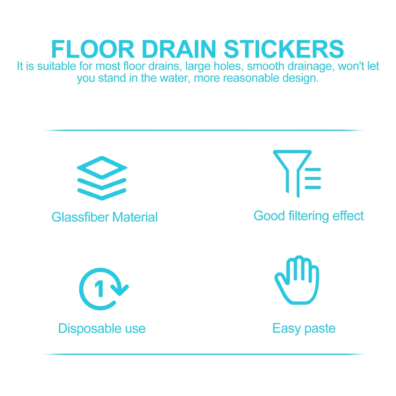 25Pcs Shower Drain Hair Filtering Stickers Disposable Floor Drain Screen Mesh for Kitchen Sink Sewer Filter Anti-Block Mesh
25Pcs Shower Drain Hair Filtering Stickers Disposable Floor Drain Screen Mesh for Kitchen Sink Sewer Filter Anti-Block Mesh