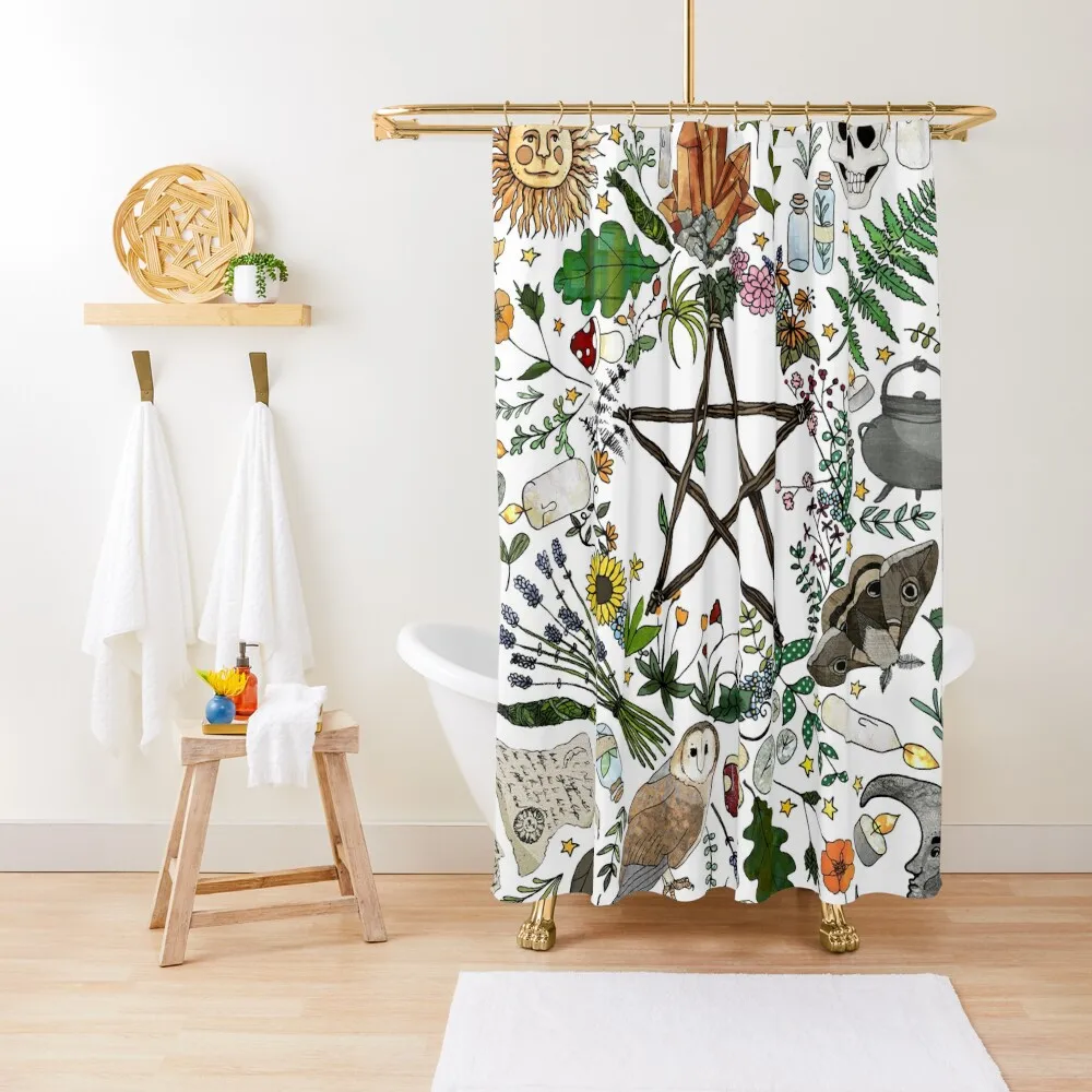 Wicca Pattern Shower Curtain For Bathrooms Shower For Bathrooms Bathroom Shower Set Curtain
Wicca Pattern Shower Curtain For Bathrooms Shower For Bathrooms Bathroom Shower Set Curtain