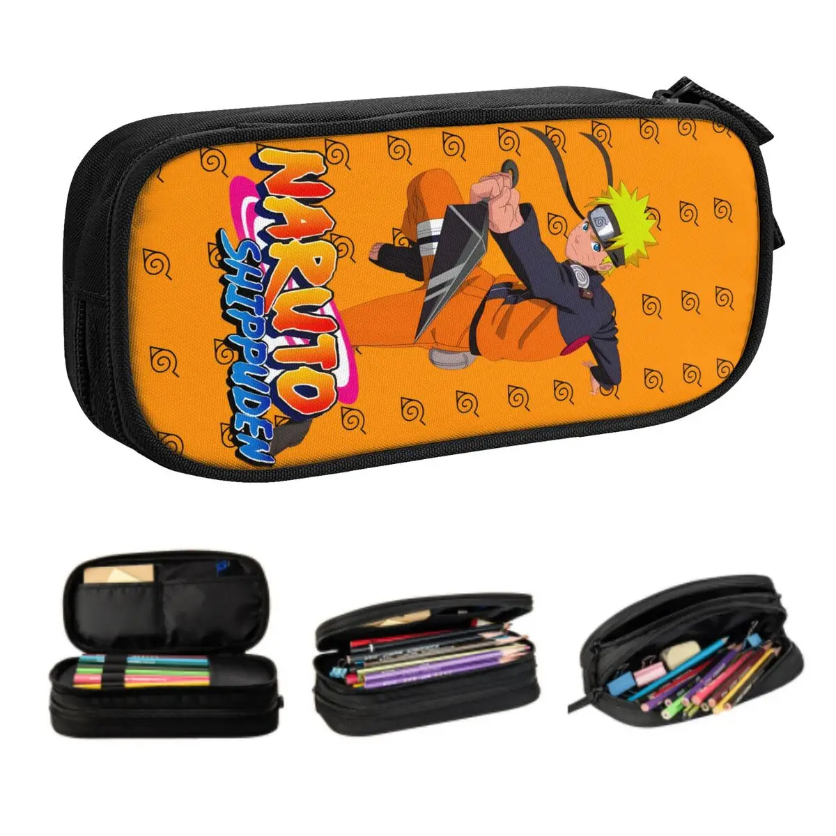 Custom Anime N-Narutoes Uzumaki School Pencil Case Boy Girl Large Storage Classic Pencil Box Students Stationery
Custom Anime N-Narutoes Uzumaki School Pencil Case Boy Girl Large Storage Classic Pencil Box Students Stationery