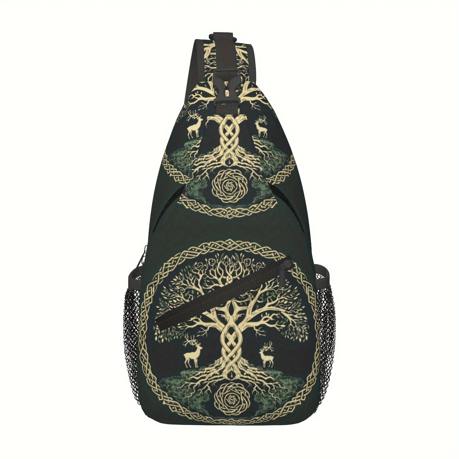Crossbody Chest Bag Hiking Backpack - Viking Symbol Tree Life Shoulder Bag - Folding, Large Capacity, Durable - For Men & Women
Crossbody Chest Bag Hiking Backpack - Viking Symbol Tree Life Shoulder Bag - Folding, Large Capacity, Durable - For Men & Women