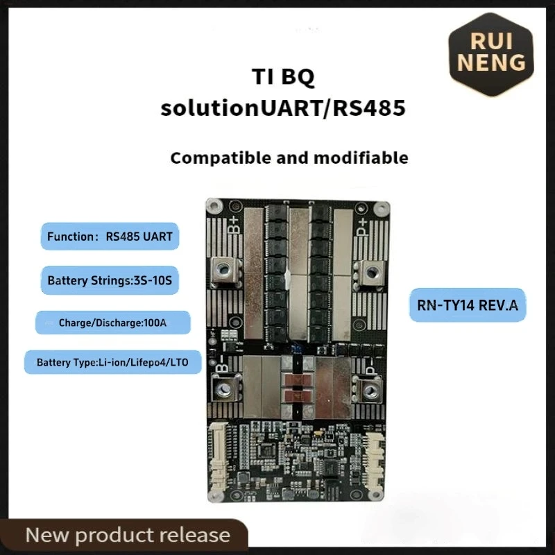 Bms 4S 5S 6S 7S 8S 9S 10S 12S 13S 14S 15S 16S 17S 18S 20S RuiNeng Smart Bms 40A 60A 80A 100A 150A Active Balance Lifepo4 bms
Bms 4S 5S 6S 7S 8S 9S 10S 12S 13S 14S 15S 16S 17S 18S 20S RuiNeng Smart Bms 40A 60A 80A 100A 150A Active Balance Lifepo4 bms
