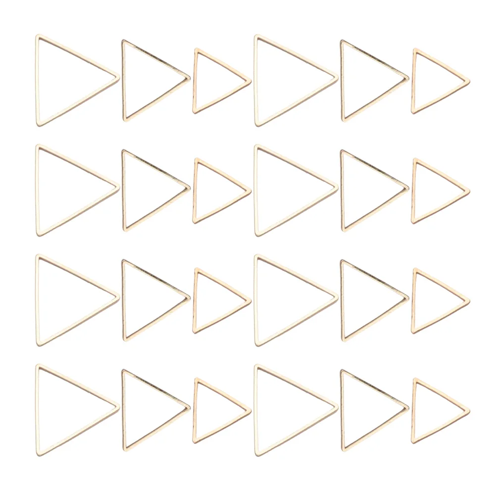 60 Pcs Earring Pendant Triangle Necklace Charms DIY Jewelry Making Materials Bracelet Bracelets Pendant Accessories
60 Pcs Earring Pendant Triangle Necklace Charms DIY Jewelry Making Materials Bracelet Bracelets Pendant Accessories