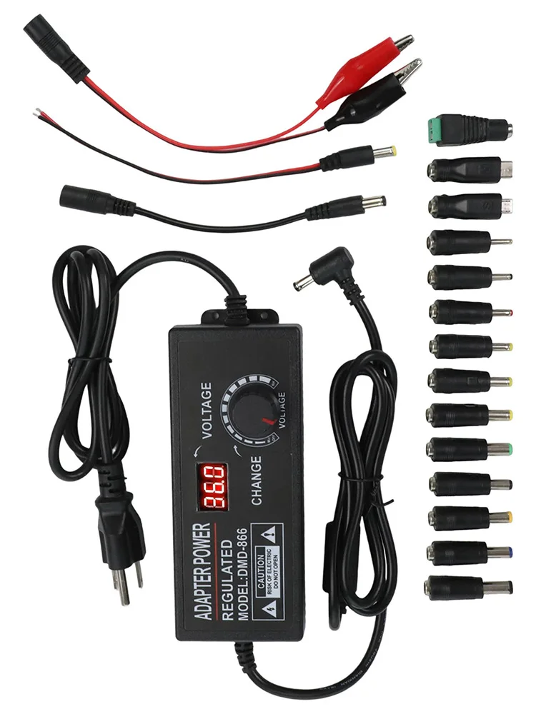 AC/DC Adapter (Adjustable Voltage Range) Safe Charging Solution for Various Appliances Including Smart Speakers & More
AC/DC Adapter (Adjustable Voltage Range) Safe Charging Solution for Various Appliances Including Smart Speakers & More