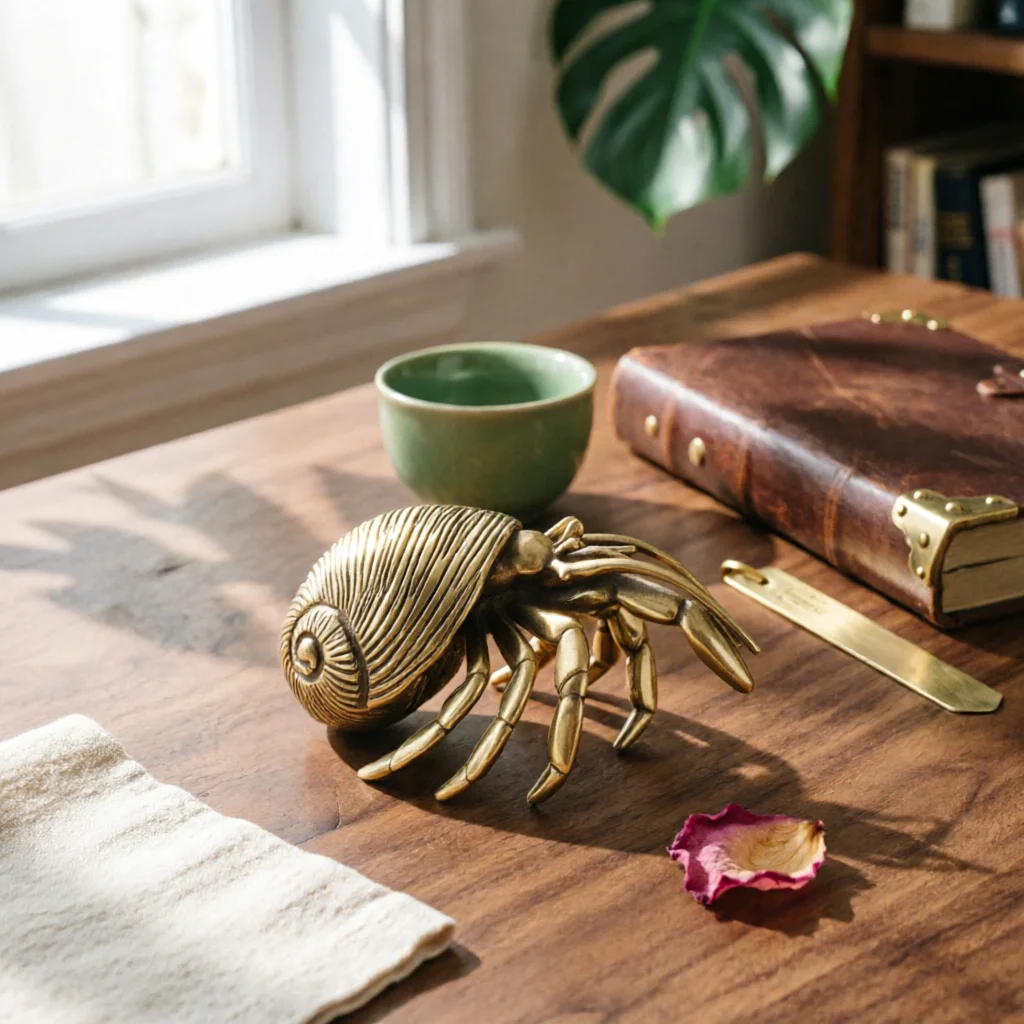 Hermit Crab Figurine Decorative Hermit Crab Statue Tea Pet Sculptural Desktop Ornament Collectible for Collectors, Desk, Shelf
Hermit Crab Figurine Decorative Hermit Crab Statue Tea Pet Sculptural Desktop Ornament Collectible for Collectors, Desk, Shelf