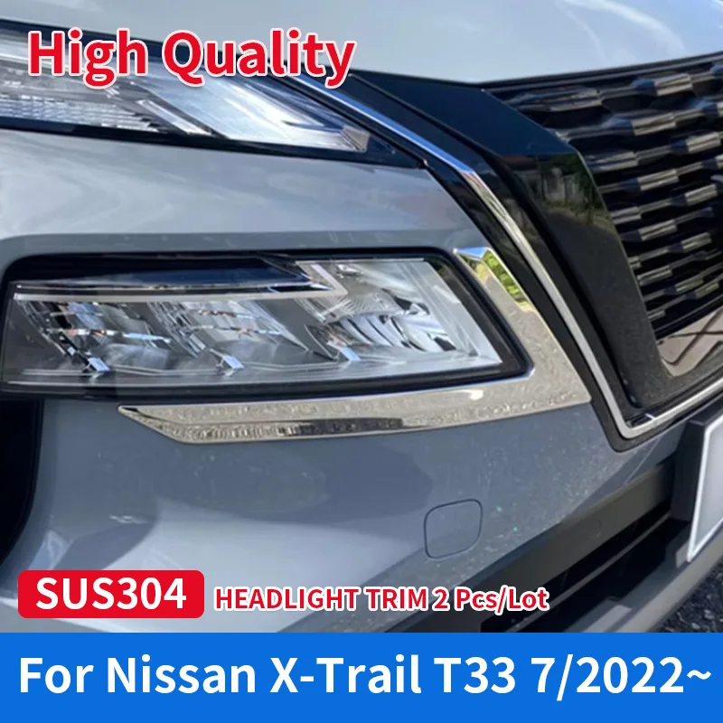 OEM ODM Headlamp Headlight Trim for Nissan X-Trail 7/2022 Stainless Steel Car Light Trim
OEM ODM Headlamp Headlight Trim for Nissan X-Trail 7/2022 Stainless Steel Car Light Trim