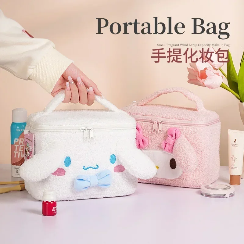 Sanrio My Melody Anime Hello Kitty Kawaii Velvet Makeup Bag Cute Cartoon Cinnamoroll Ins Large Capacity Storage Bag Gifts Toys
Sanrio My Melody Anime Hello Kitty Kawaii Velvet Makeup Bag Cute Cartoon Cinnamoroll Ins Large Capacity Storage Bag Gifts Toys
