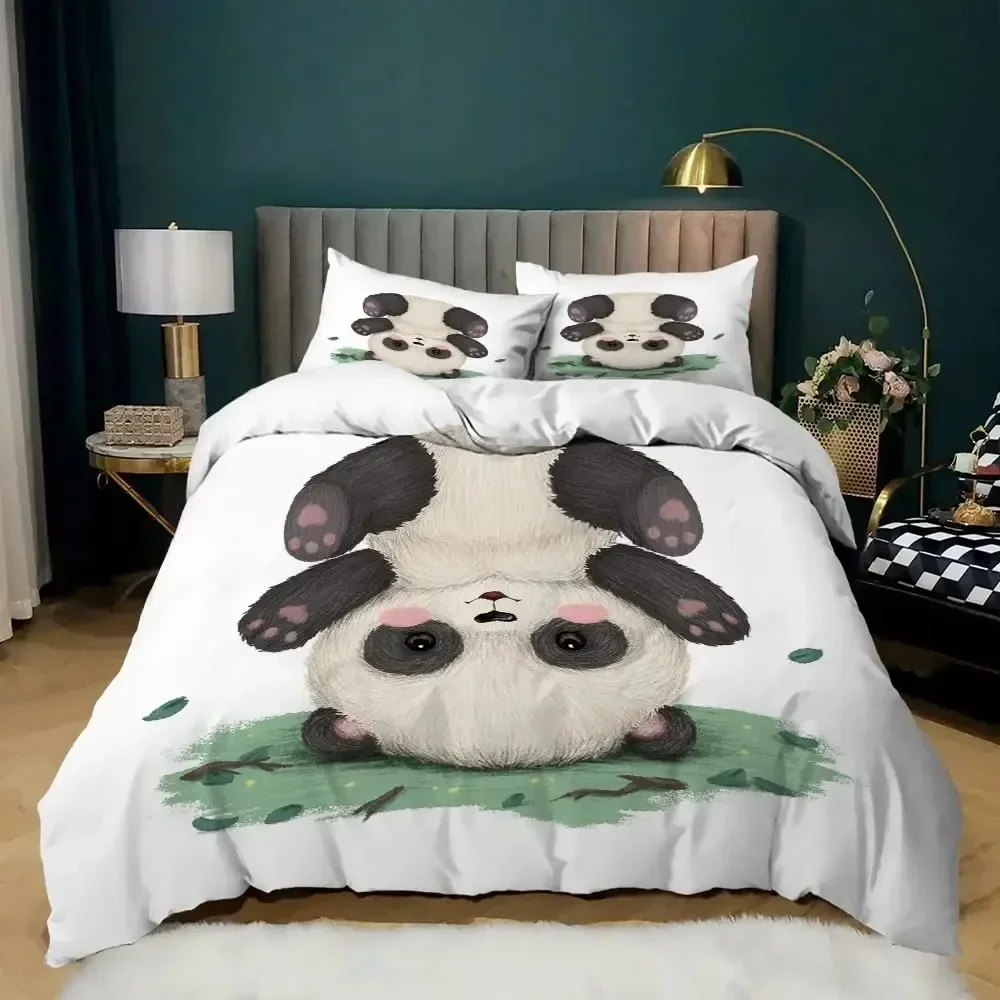 Cute Cartoon Panda Stars Comfortable Duvet Quilt Cover Pillowcase Bedding Set Children Bedroom Decoration Home Textile
Cute Cartoon Panda Stars Comfortable Duvet Quilt Cover Pillowcase Bedding Set Children Bedroom Decoration Home Textile