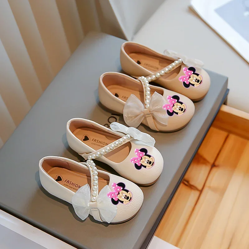 Disney Mickey Mouse Girl Leather Shoes Spring Autumn Sandals Baby Fashion Children's Toddler Shoes Princess Performance shoes
Disney Mickey Mouse Girl Leather Shoes Spring Autumn Sandals Baby Fashion Children's Toddler Shoes Princess Performance shoes