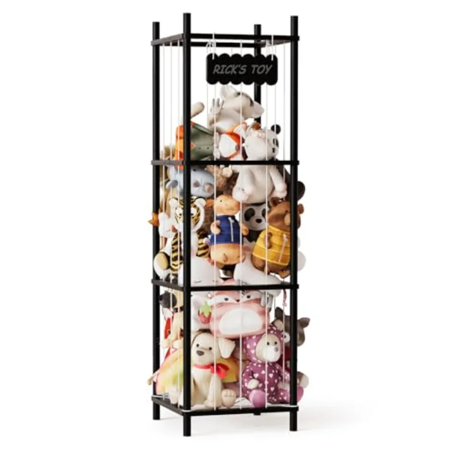 Stuffed Animal Storage Organizer, Wood Animals Zoo Toy Plushies Storage Holder, Large Capacity Plush Toy Cage for Playroom Orga
Stuffed Animal Storage Organizer, Wood Animals Zoo Toy Plushies Storage Holder, Large Capacity Plush Toy Cage for Playroom Orga