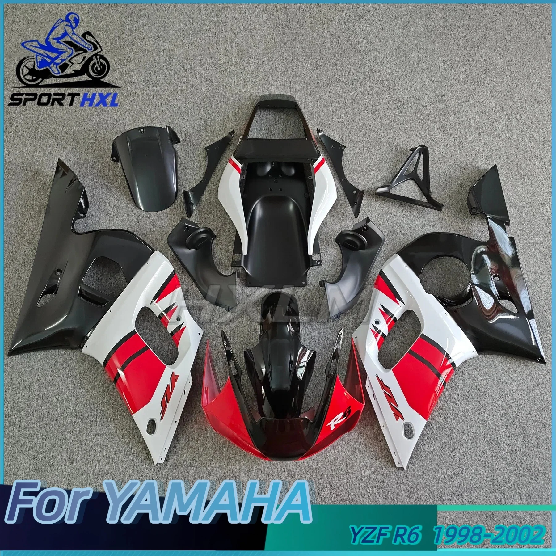 Fit For YAMAHA YZFR6 YZF-R6 YZF R6 1999 2000 2001 2002 Bodywork Set New ABS Injection Molding Fairings Kits Red White
Fit For YAMAHA YZFR6 YZF-R6 YZF R6 1999 2000 2001 2002 Bodywork Set New ABS Injection Molding Fairings Kits Red White