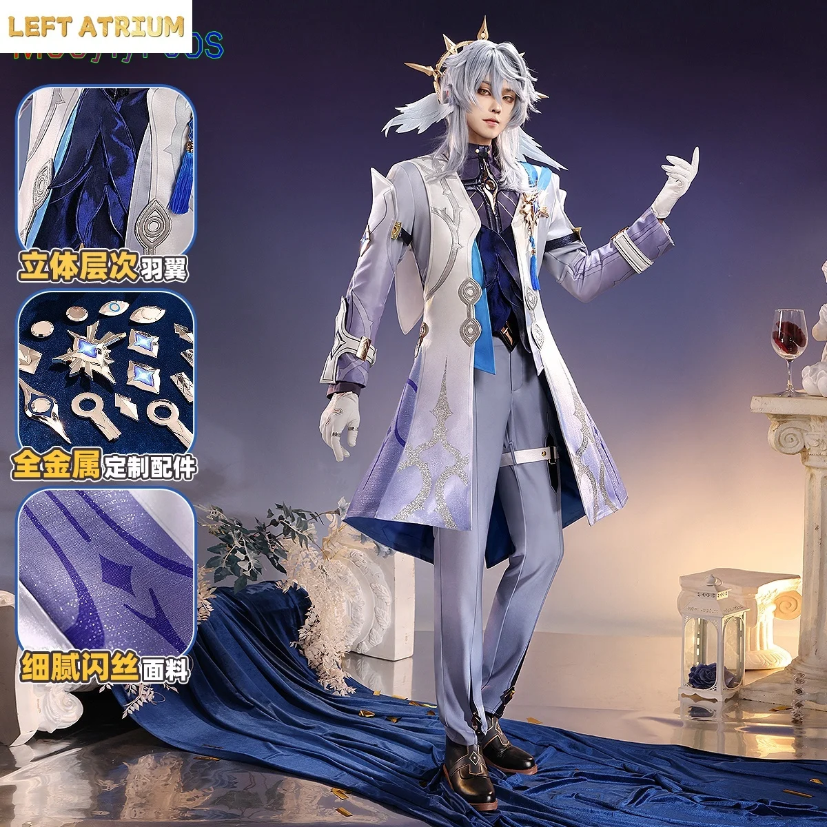Metal props Honkai Star Rail Sunday Cosplay costume Halloween Christmas Comic Exhibition Game Anime Mooyiyi cos S-XL In Stock
Metal props Honkai Star Rail Sunday Cosplay costume Halloween Christmas Comic Exhibition Game Anime Mooyiyi cos S-XL In Stock