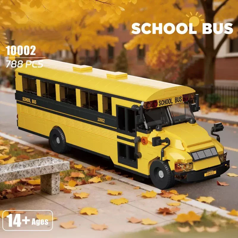 10002 School Bus Model Assembly Toy, Creative Home Decor, MOC Building Blocks Car Model, Educational Toy, Birthday Gift for Boys
10002 School Bus Model Assembly Toy, Creative Home Decor, MOC Building Blocks Car Model, Educational Toy, Birthday Gift for Boys