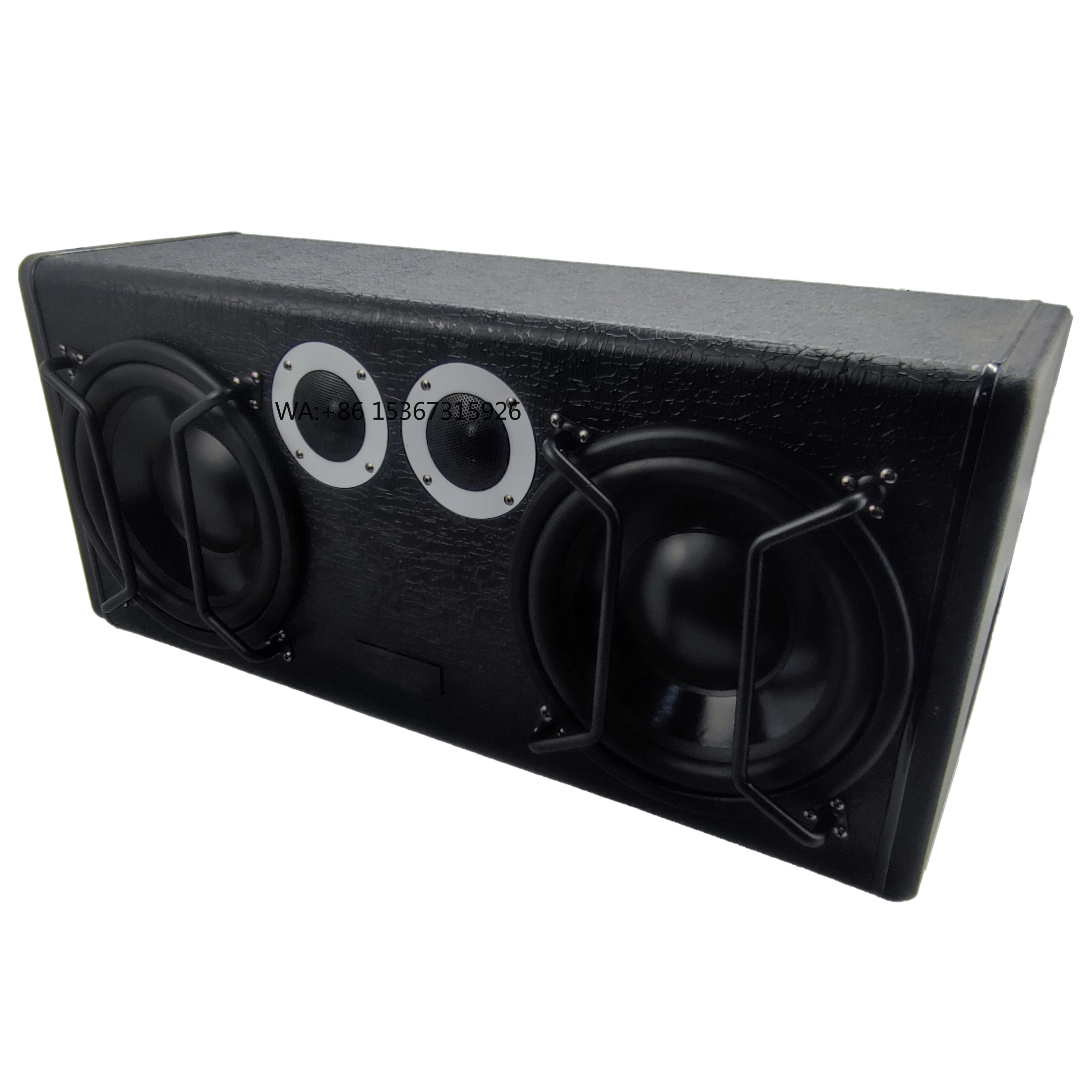 10\" Dual Subwoofer Car Speakers Strong Bass Active Subwoofer Sound Enclosure Box Dual Loaded Car Subwoofers DC 12V Single Coil
10\" Dual Subwoofer Car Speakers Strong Bass Active Subwoofer Sound Enclosure Box Dual Loaded Car Subwoofers DC 12V Single Coil