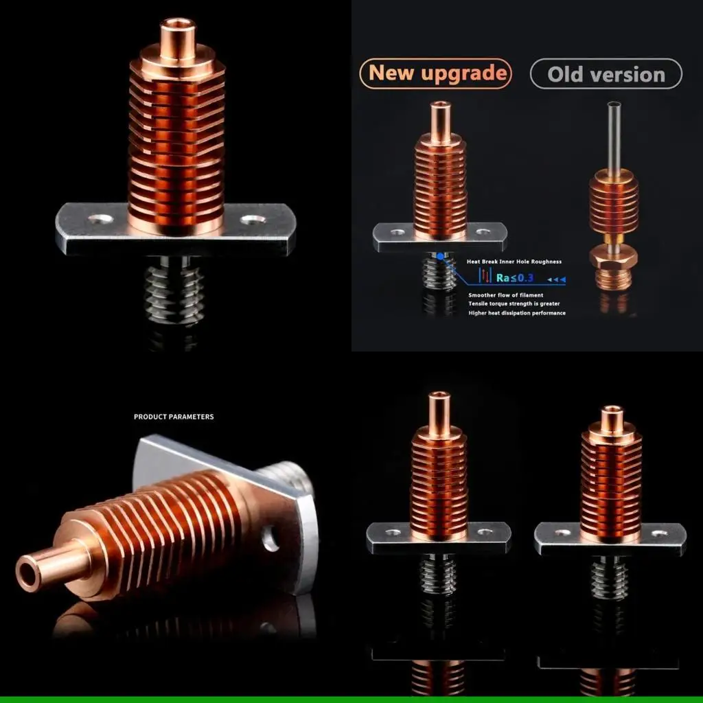 U55C Heatbreak All Metal Upgraded Throat Nozzle for Red V5 K1 3D Printer
U55C Heatbreak All Metal Upgraded Throat Nozzle for Red V5 K1 3D Printer