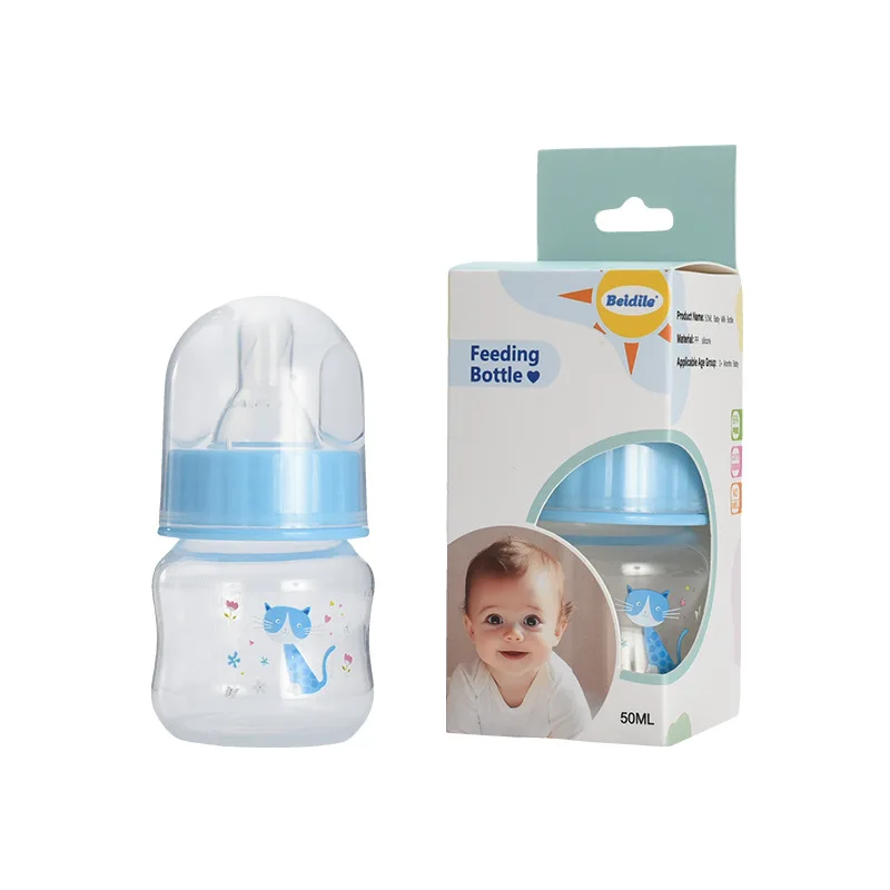 50ml Newborn PP Baby Bottle, Milk Feeding Bottle for Infants
50ml Newborn PP Baby Bottle, Milk Feeding Bottle for Infants