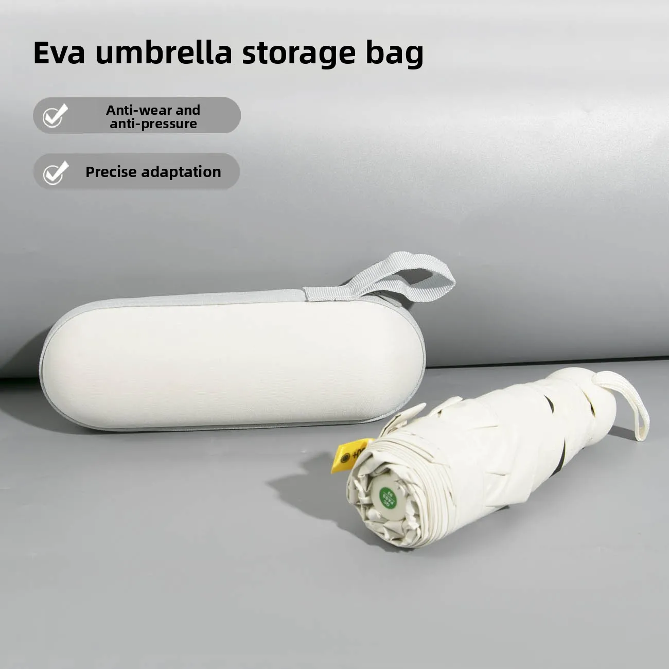 Pocket Capsule EVA Umbrella StoragCase Hard Shell Travel Pouch 5-Fold Mini Umbrell Portable Rain Sun Parasol Carry Bag Handheld
Pocket Capsule EVA Umbrella StoragCase Hard Shell Travel Pouch 5-Fold Mini Umbrell Portable Rain Sun Parasol Carry Bag Handheld