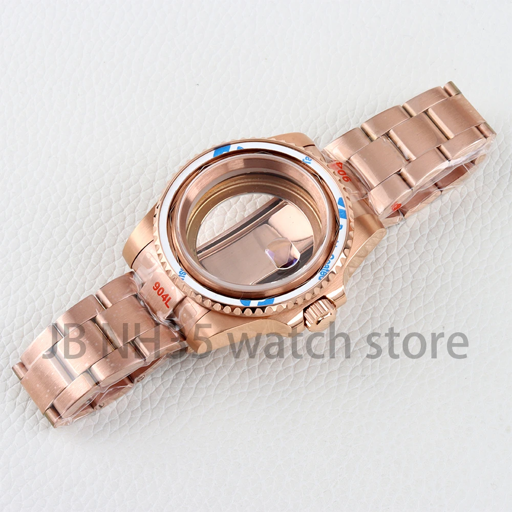 Rose Gold /Gold Watch Case 40mm NH35 Watch Accessories For NH34 NH35 NH36 Movement 28.5mm Dial Waterproof Brushed Oyster Strap
Rose Gold /Gold Watch Case 40mm NH35 Watch Accessories For NH34 NH35 NH36 Movement 28.5mm Dial Waterproof Brushed Oyster Strap