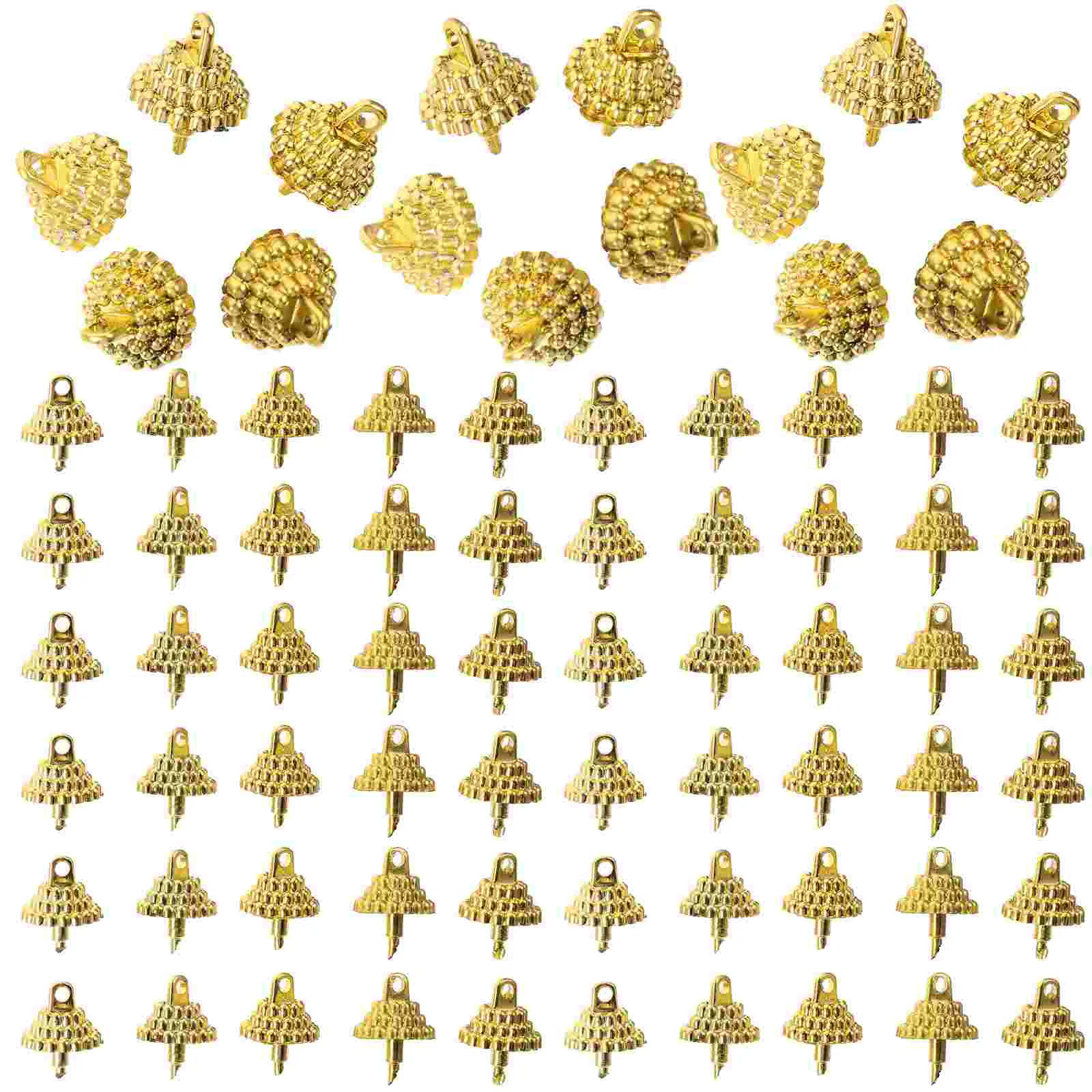 Vintage Christmas Decorations Ball Pendant Caps Creative Balls Accessory DIY Props Component Charms Fitting Golden
Vintage Christmas Decorations Ball Pendant Caps Creative Balls Accessory DIY Props Component Charms Fitting Golden