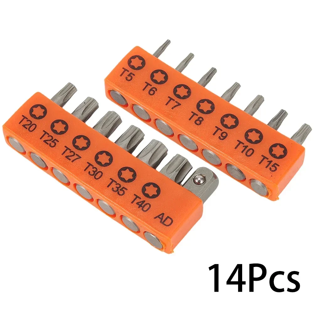 14Pcs Set Torx Screwdriver Bits With Hole Adapter Extension Rod Hex Star Spanner Tools For Pneumatic Screwdriver
14Pcs Set Torx Screwdriver Bits With Hole Adapter Extension Rod Hex Star Spanner Tools For Pneumatic Screwdriver