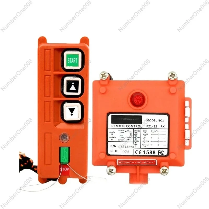 AC220V 380V 36V Industrial Remote Control Crane Hoist Electric Wireless Remote Switch F21-2S
AC220V 380V 36V Industrial Remote Control Crane Hoist Electric Wireless Remote Switch F21-2S