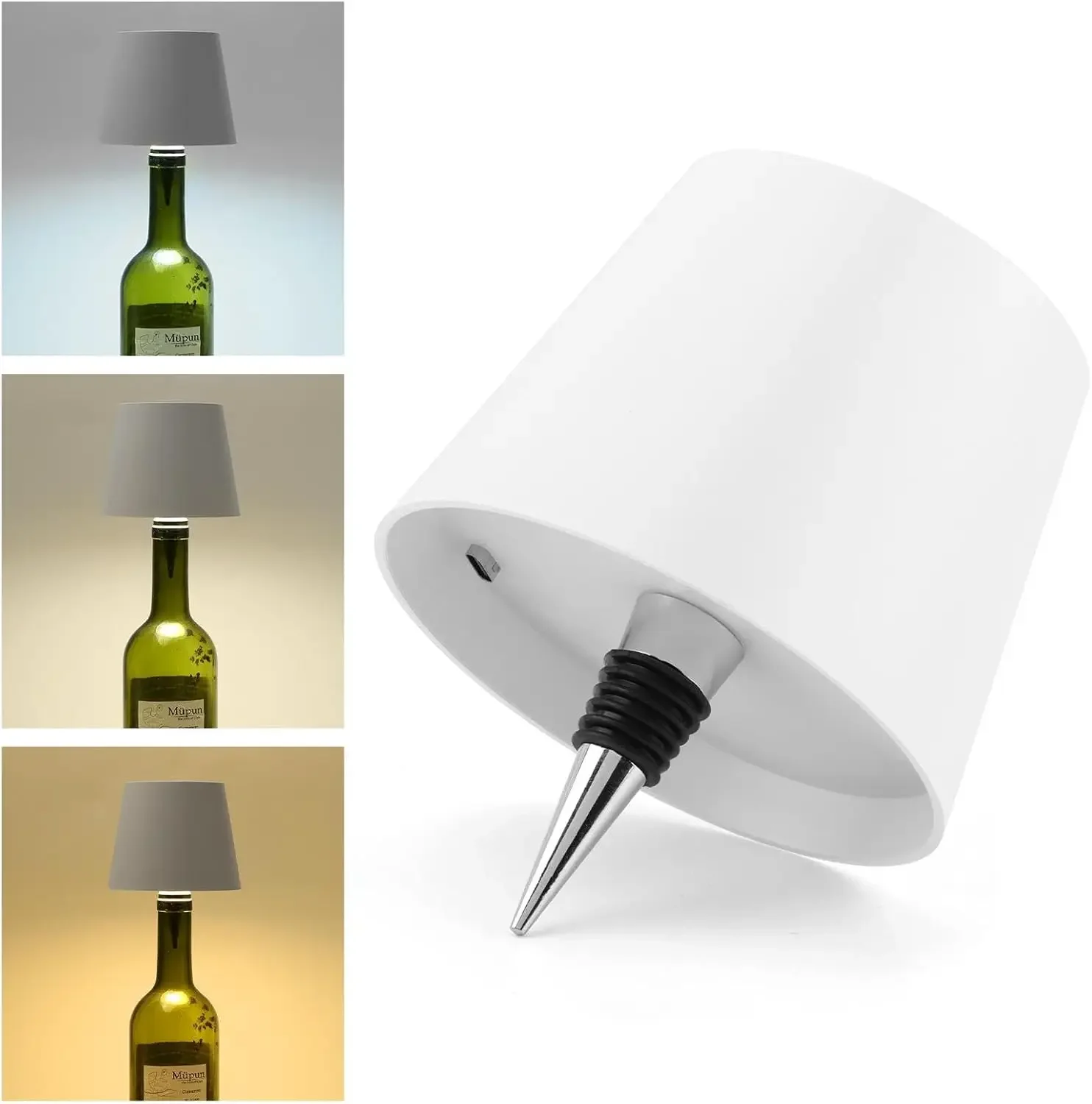 Portable LED Wireless Wine Bottle Light 3 Light Modes USB Wine Bottle Light Head Touch Table Lamp for Restaurant Bedroom Quran
Portable LED Wireless Wine Bottle Light 3 Light Modes USB Wine Bottle Light Head Touch Table Lamp for Restaurant Bedroom Quran