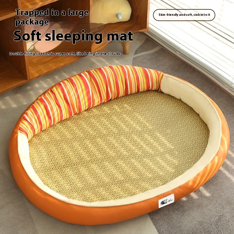 Kennel Summer Mat All Seasons Universal Teddy Small Dog Dog Sleeping Bed Mat Cat Nest Pet Cat Supplies
Kennel Summer Mat All Seasons Universal Teddy Small Dog Dog Sleeping Bed Mat Cat Nest Pet Cat Supplies