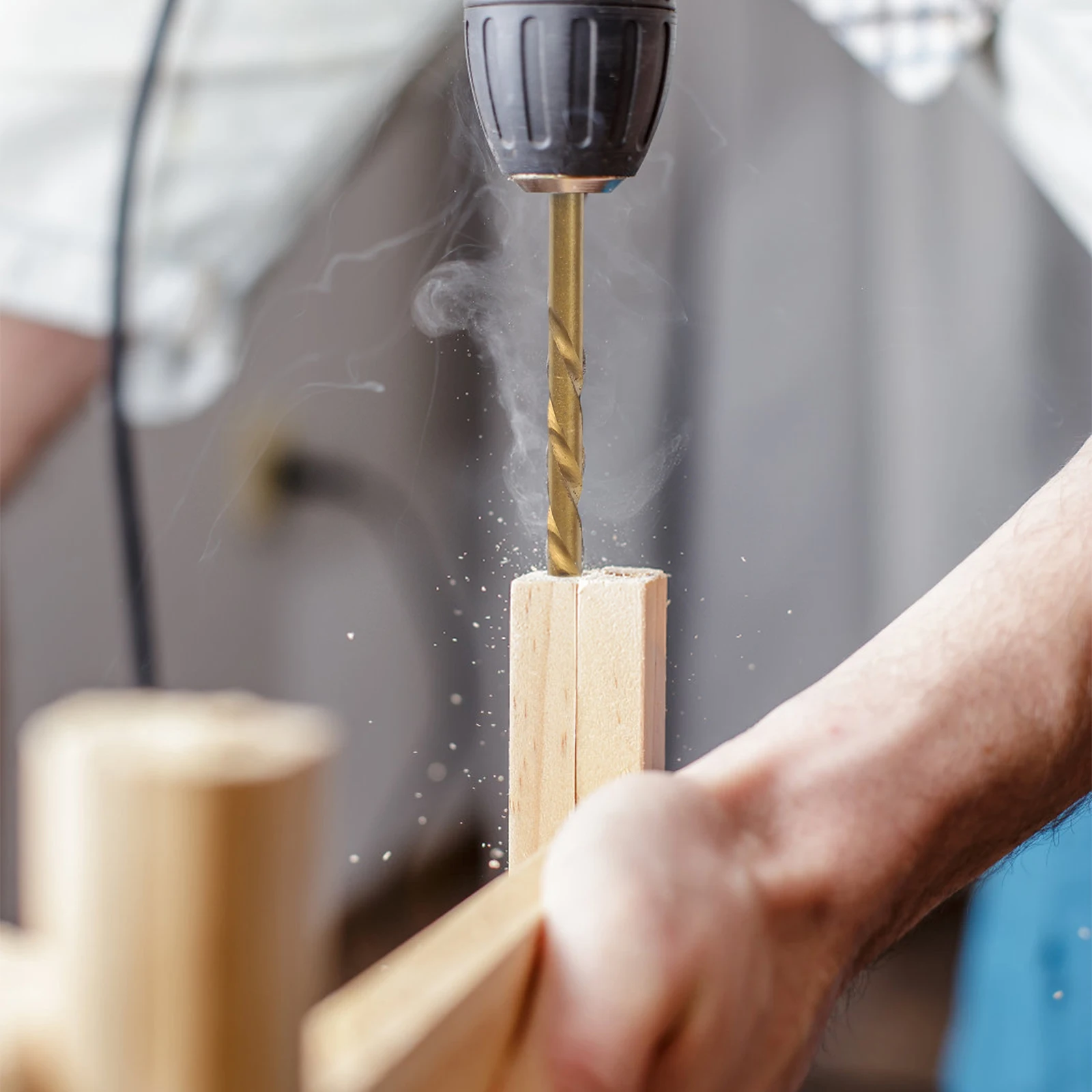 Shank Drill Bits Muti-function Titanium Hex Coated High 1/1.5/2/2.5/3mm DIY HSS Speed Steel Drill 50Pcs/Set 50X
Shank Drill Bits Muti-function Titanium Hex Coated High 1/1.5/2/2.5/3mm DIY HSS Speed Steel Drill 50Pcs/Set 50X