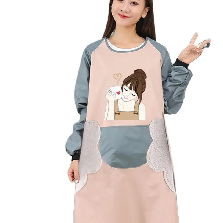 Long Sleeve apron female household kitchen overclothes adults2021New popular winter waterproof oil-proof overalls men
Long Sleeve apron female household kitchen overclothes adults2021New popular winter waterproof oil-proof overalls men