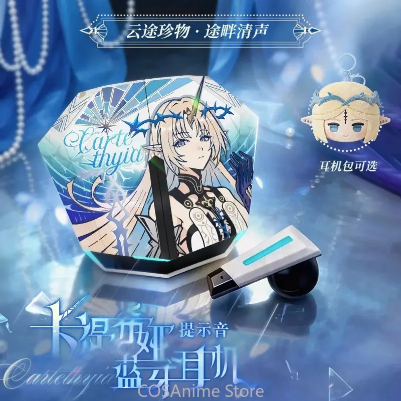Cartethyia Wuthering Waves Game Cosplay Fashion Ear-hook Bluetooth Headset Cartoon BlueTooths Earphone Headphones Halloween Gift
Cartethyia Wuthering Waves Game Cosplay Fashion Ear-hook Bluetooth Headset Cartoon BlueTooths Earphone Headphones Halloween Gift