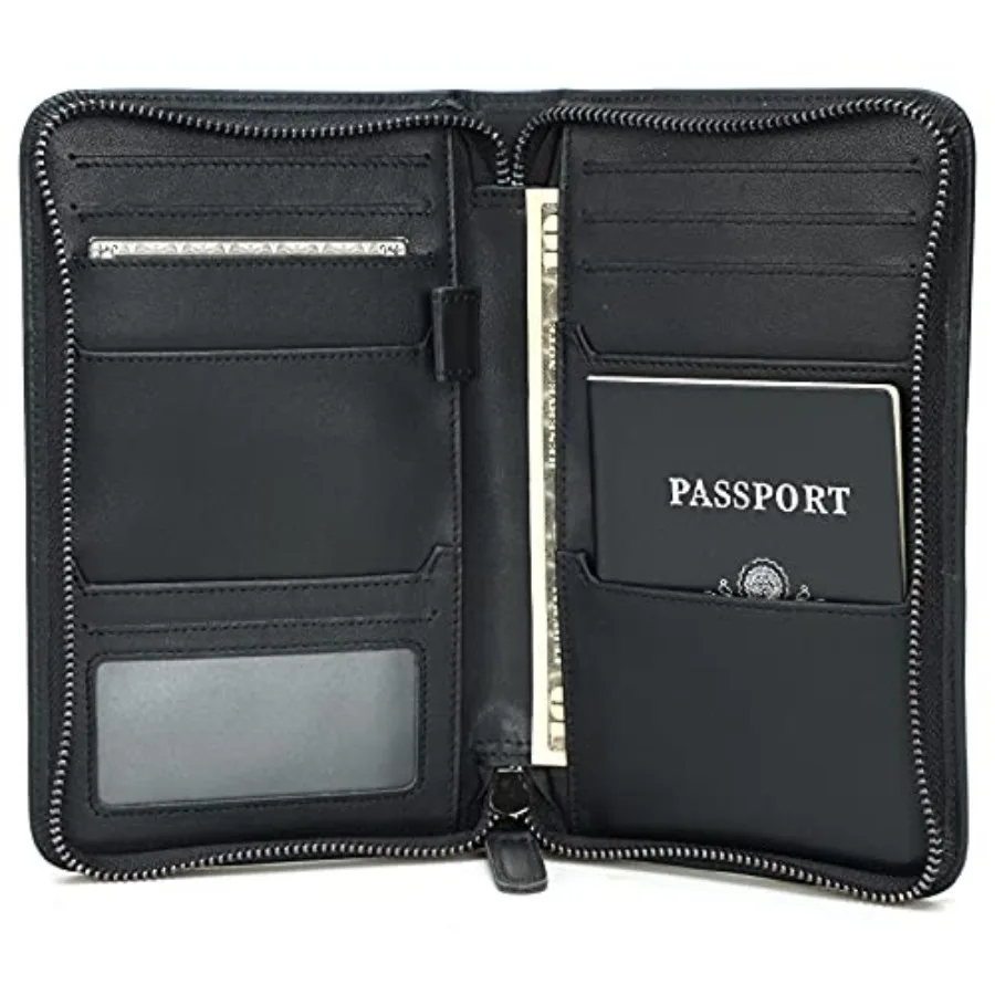 Polare Napa Leather Passport Holder Cover Case for Men RFID Blocking Travel Wallet Holds 4 Passports
Polare Napa Leather Passport Holder Cover Case for Men RFID Blocking Travel Wallet Holds 4 Passports