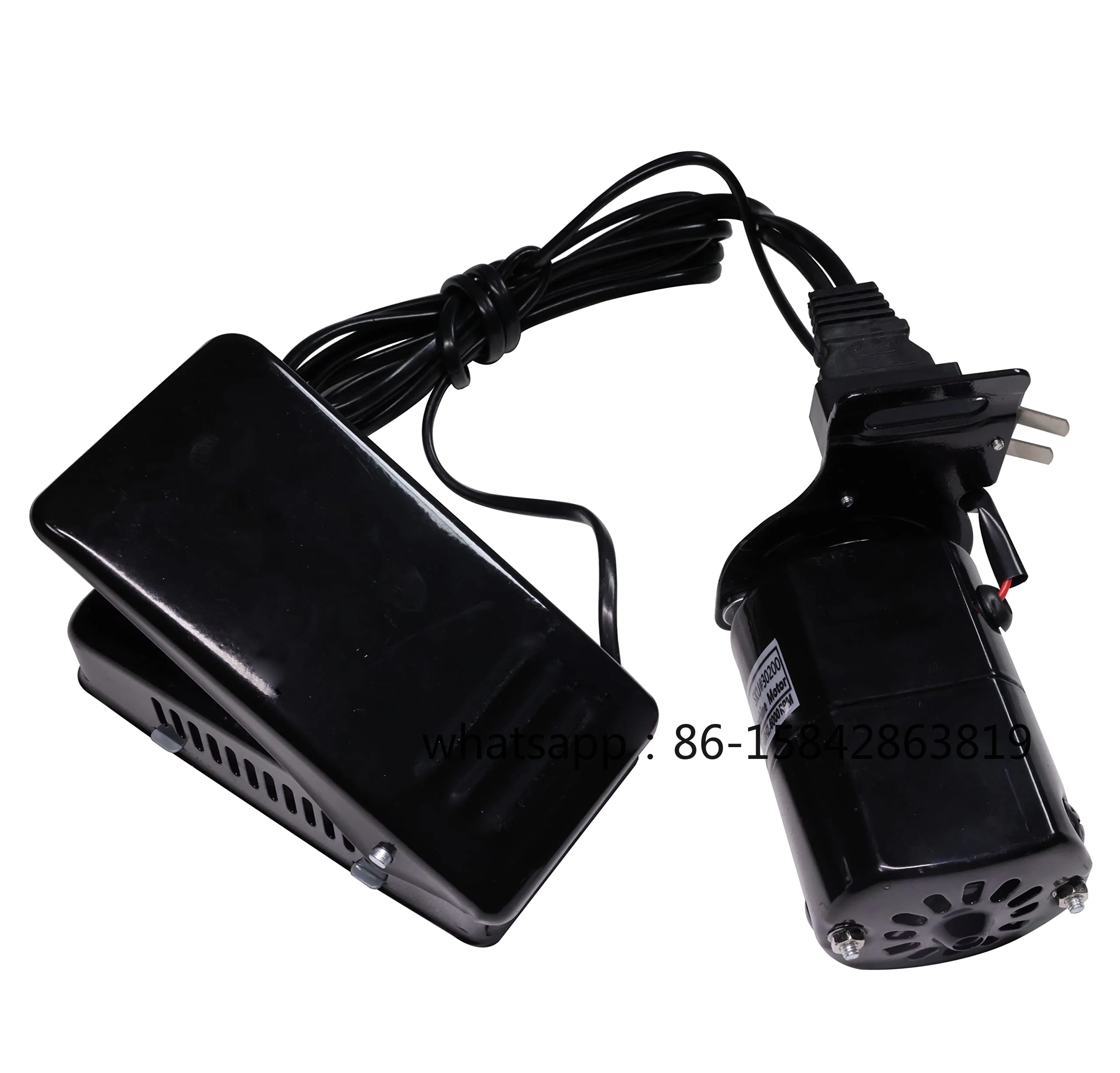 100W Home Sewing Machine Motor(Counterclockwise) with Foot Pedal, Motor Belt, Bracket, Bolts, and Carbon Brush
100W Home Sewing Machine Motor(Counterclockwise) with Foot Pedal, Motor Belt, Bracket, Bolts, and Carbon Brush
