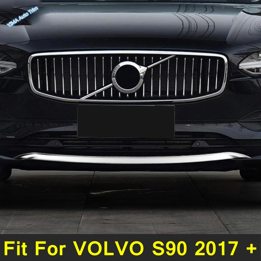 Car Styling Front Bumper Cover Stainless Steel Decoration Trim Strips Fit For VOLVO S90 2017 - 2019 External Spare Accessories
Car Styling Front Bumper Cover Stainless Steel Decoration Trim Strips Fit For VOLVO S90 2017 - 2019 External Spare Accessories