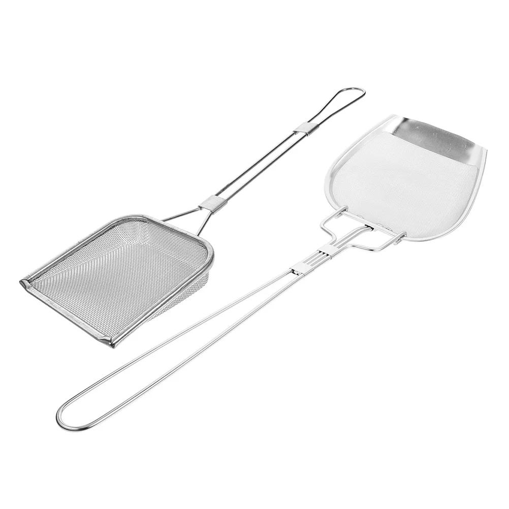 2Pcs Oil Skimmer Stainless Steel Fine Mesh Fryer Skimmer for Deep Frying Kitchen Tool Frying Chicken French Fries Grease
2Pcs Oil Skimmer Stainless Steel Fine Mesh Fryer Skimmer for Deep Frying Kitchen Tool Frying Chicken French Fries Grease